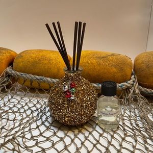 San Miguel Holiday Champagne Scented Oil Decorative Diffuser Set Chirstmas NIB
